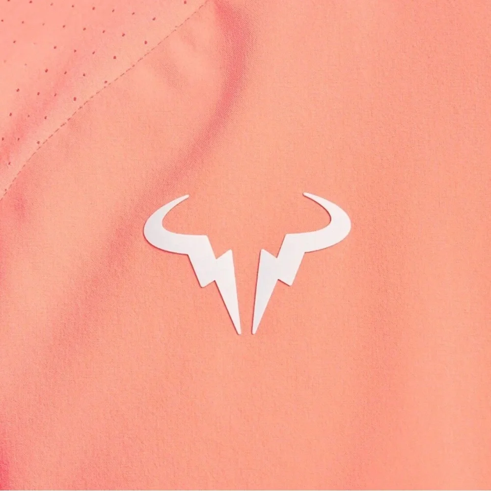 Nike Rafa Nadal Tennis Dri-Fit Tennis Jacket Orange Blast DV2885-854 Men Size L